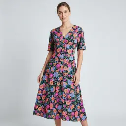 Floral dress — AI concept 'On model'